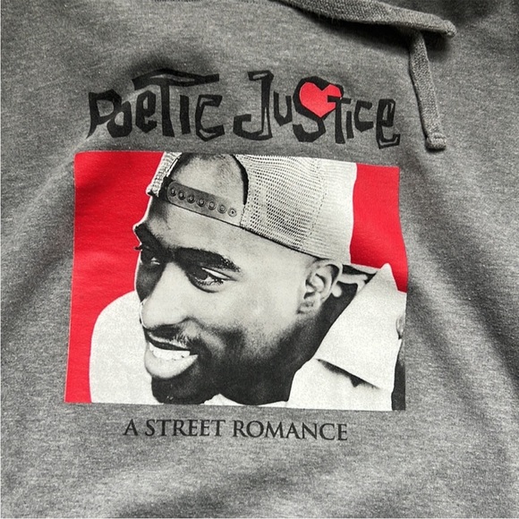 Gray poetic justice Hoodie xl - Picture 2 of 4